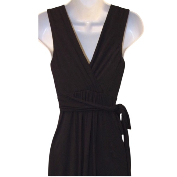 Victoria's Secret Dresses & Skirts - Victoria’s Secret Bra Top Black V-neck Dress with Built In Bra Size Large